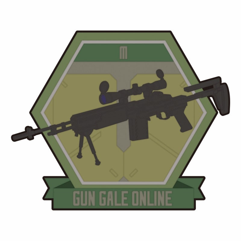 (Goods - Patch) Sword Art Online x Sword Art Online Alternative: Gun Gale Online II Embroidered Patch M