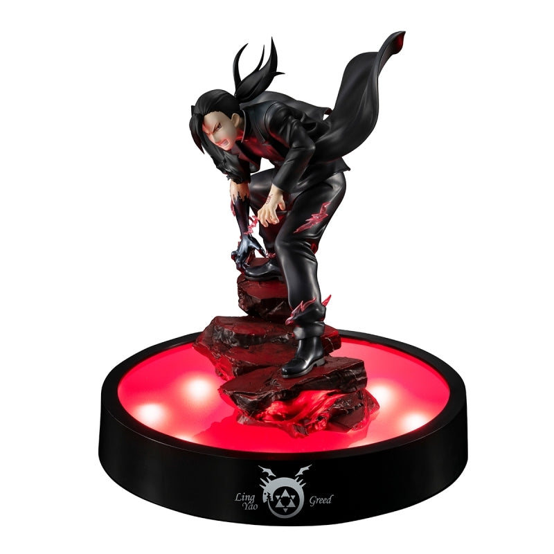 (Figure) Precious G.E.M. Series Fullmetal Alchemist Greed (Lin Yao) Complete Figure w/Light-up Base (Re-release)