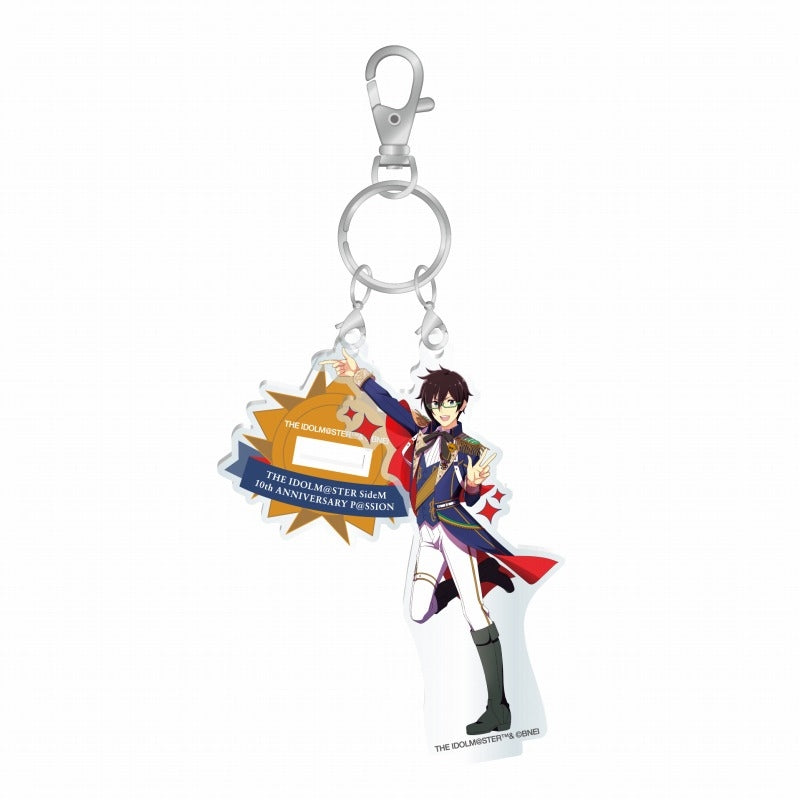 (Goods - Key Chain) THE IDOLM@STER SideM 10th ANNIVERSARY P@SSION Acrylic Stand Key Chain vol. 2 Shiki Iseya