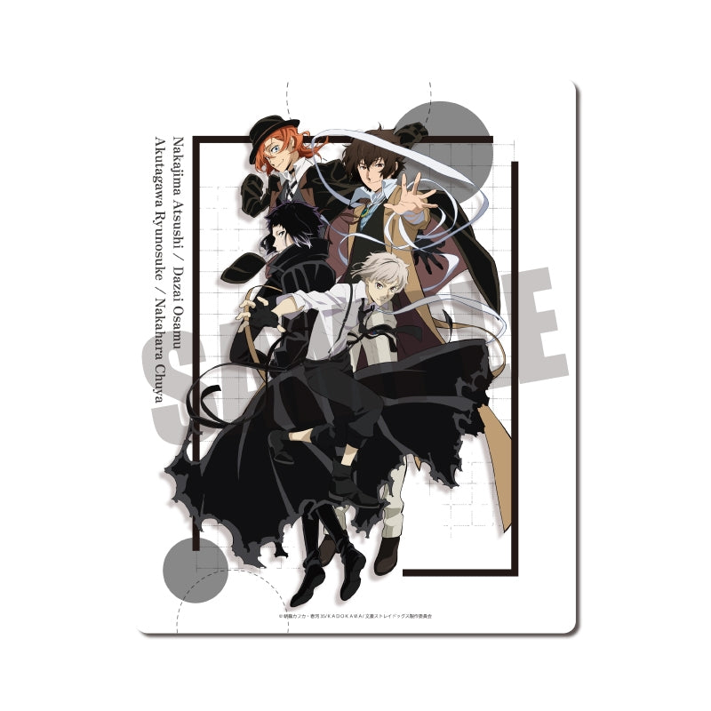 (Goods - Mousepad) Bungo Stray Dogs Mousepad Atsushi Nakajima & Osamu Dazai & Ryunosuke Akutagawa & Chuya Nakahara