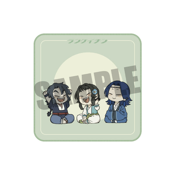 (Goods - Towel) Lanxi Zhen: The Legend of Hei Side Story Towel Handkerchief Qingning & Laojun & Xuanli Ver.