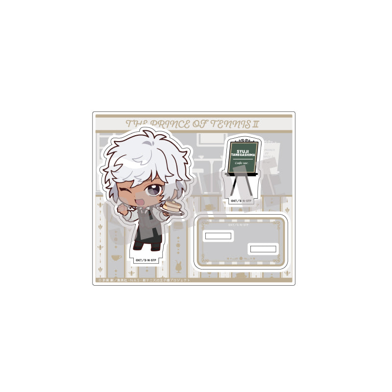 (Goods - Stand Pop) New Prince of Tennis Acrylic Stand Shuji Tanegashima MINI (Cafe ver.)