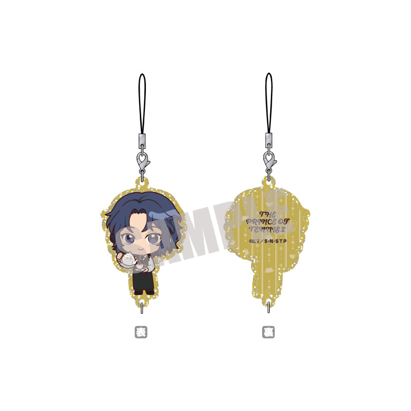 (Goods - Key Chain) New Prince of Tennis Glitter Chain Collection Seiichi Yukimura MINI (Cafe ver.)