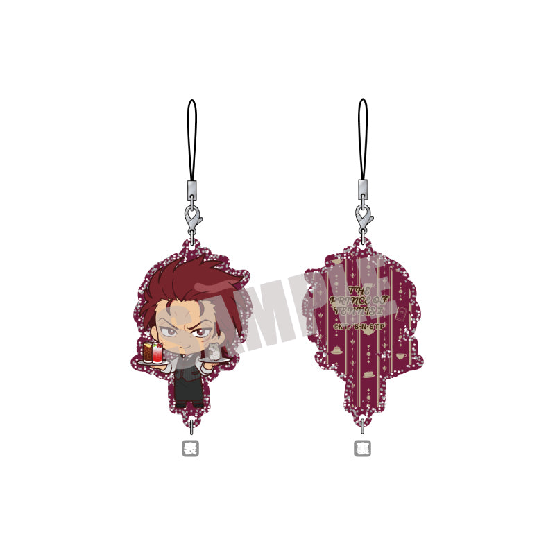 (Goods - Key Chain) New Prince of Tennis Glitter Chain Collection Jujiro Oni MINI (Cafe ver.)