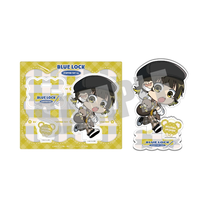 (Goods - Stand Pop) Blue Lock Acrylic Stand Meguru Bachira (STUFFED TOY ver.)