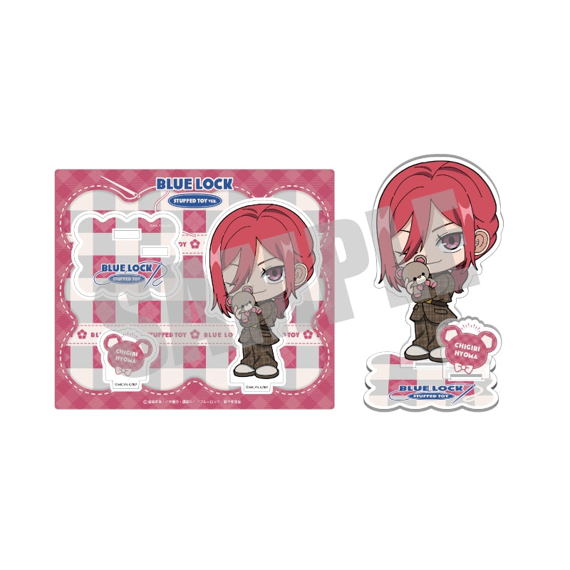 (Goods - Stand Pop) Blue Lock Acrylic Stand Hyoma Chigiri (STUFFED TOY ver.)