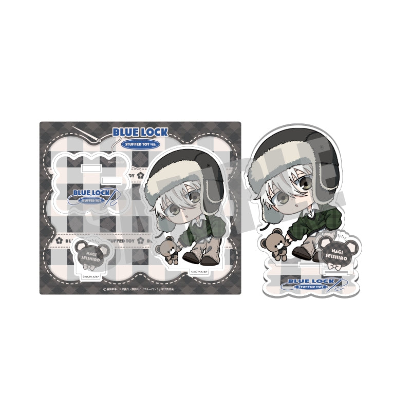 (Goods - Stand Pop) Blue Lock Acrylic Stand Seishiro Nagi (STUFFED TOY ver.)