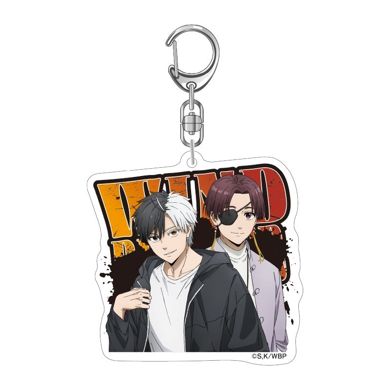 (Goods - Key Chain) WIND BREAKER Acrylic Key Chain (Sakura & Suo)