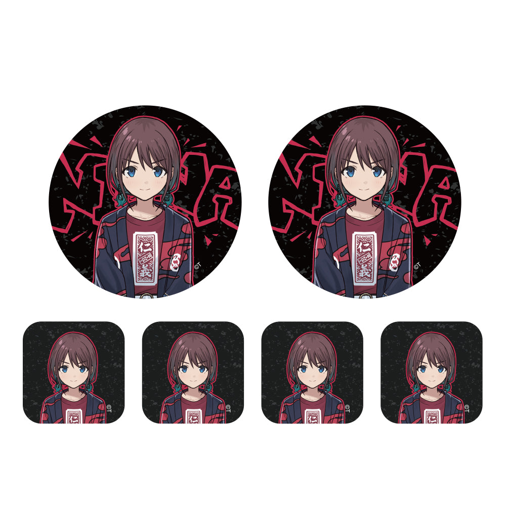 (Goods - Sticker) Girls Band Cry Exclusive Art Nina Iseri Mini Sticker Set Artist Photo Ver.