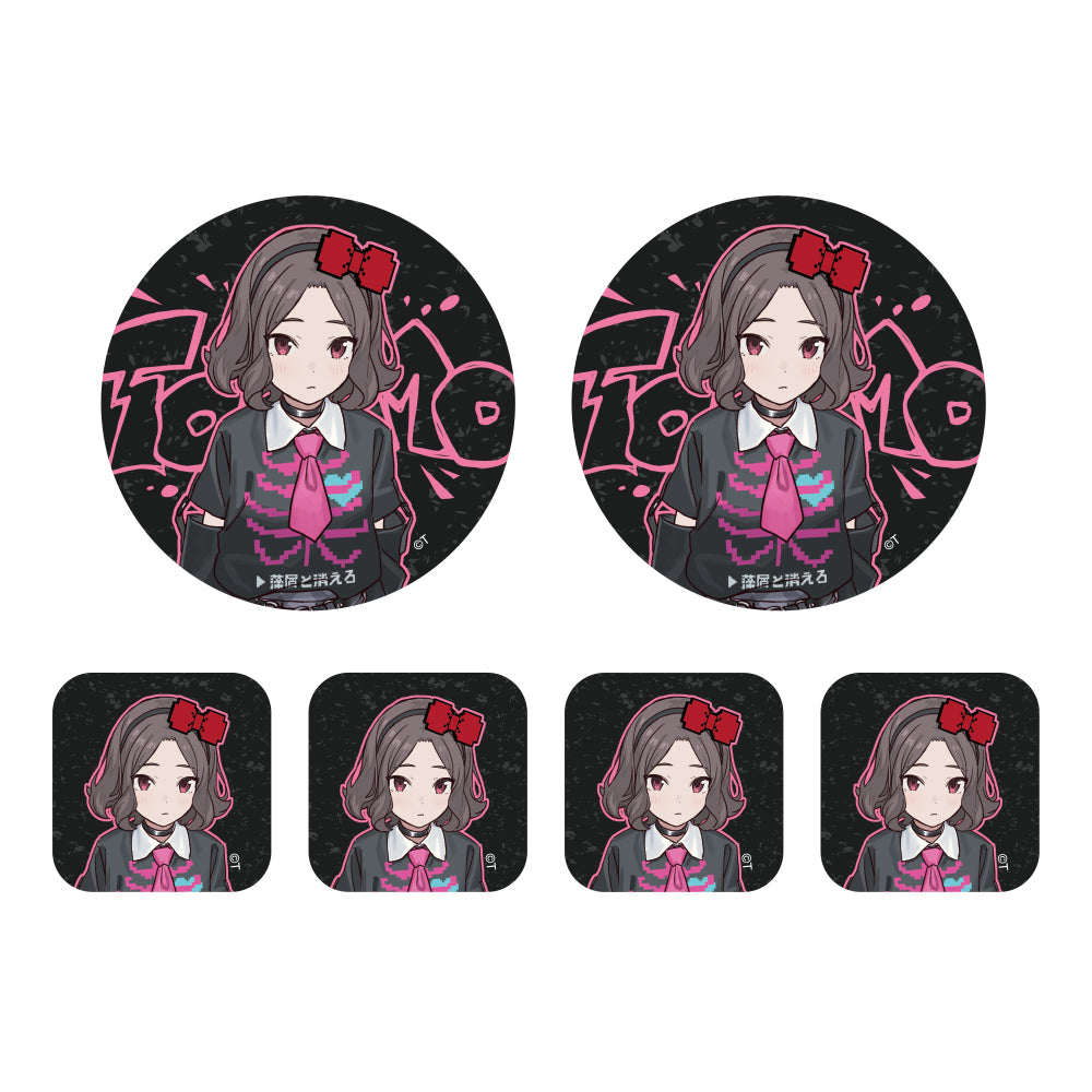 (Goods - Sticker) Girls Band Cry Exclusive Art Tomo Ebizuka Mini Sticker Set Artist Photo Ver.