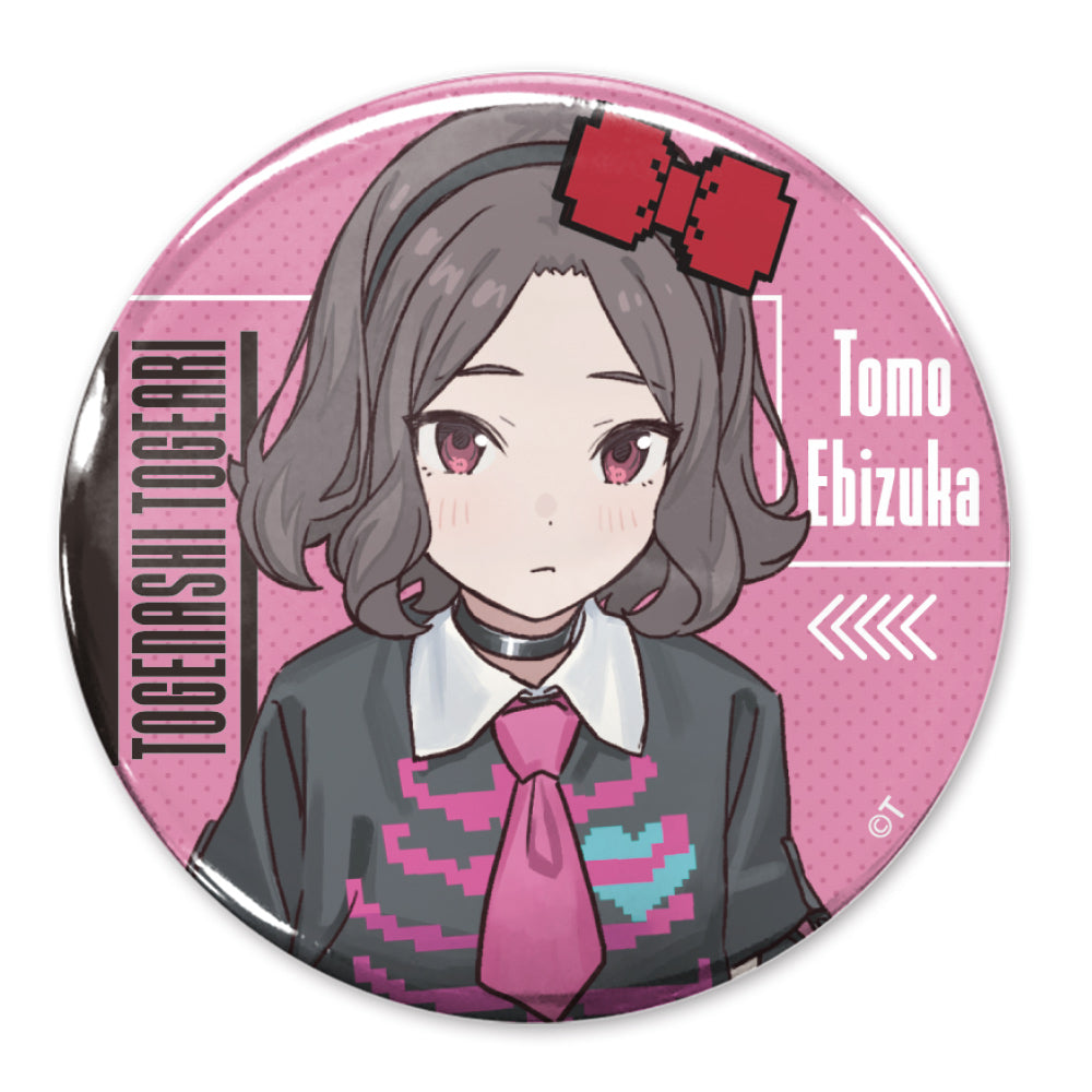 (Goods - Badge) Girls Band Cry Exclusive Art Tomo Ebizuka 65mm Badge Artist Photo Ver.