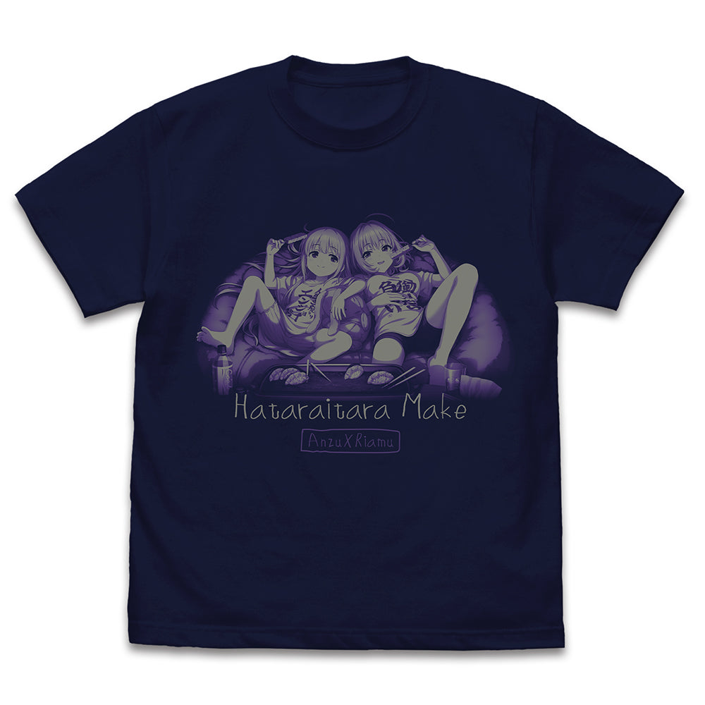 (Goods - Shirt) THE IDOLM@STER CINDERELLA GIRLS (Moratorium) Anzu Futaba T-Shirt - NAVY S Size