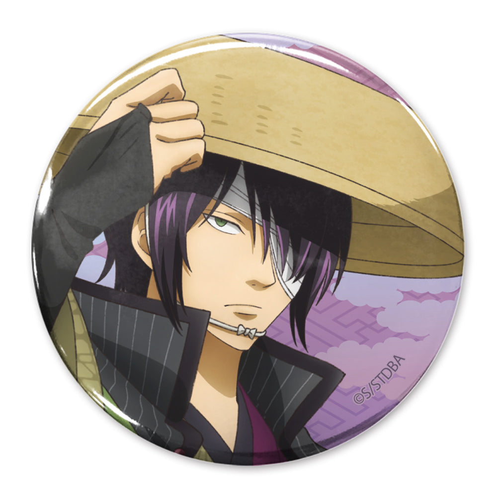 (Goods - Badge) Gintama Exclusive Art Shinsuke Takasugi 65mm Button Badge Traveling Outfit Ver.