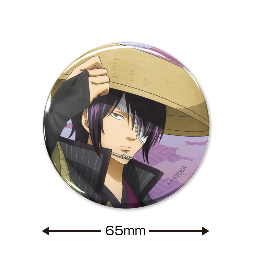 (Goods - Badge) Gintama Exclusive Art Shinsuke Takasugi 65mm Button Badge Traveling Outfit Ver.