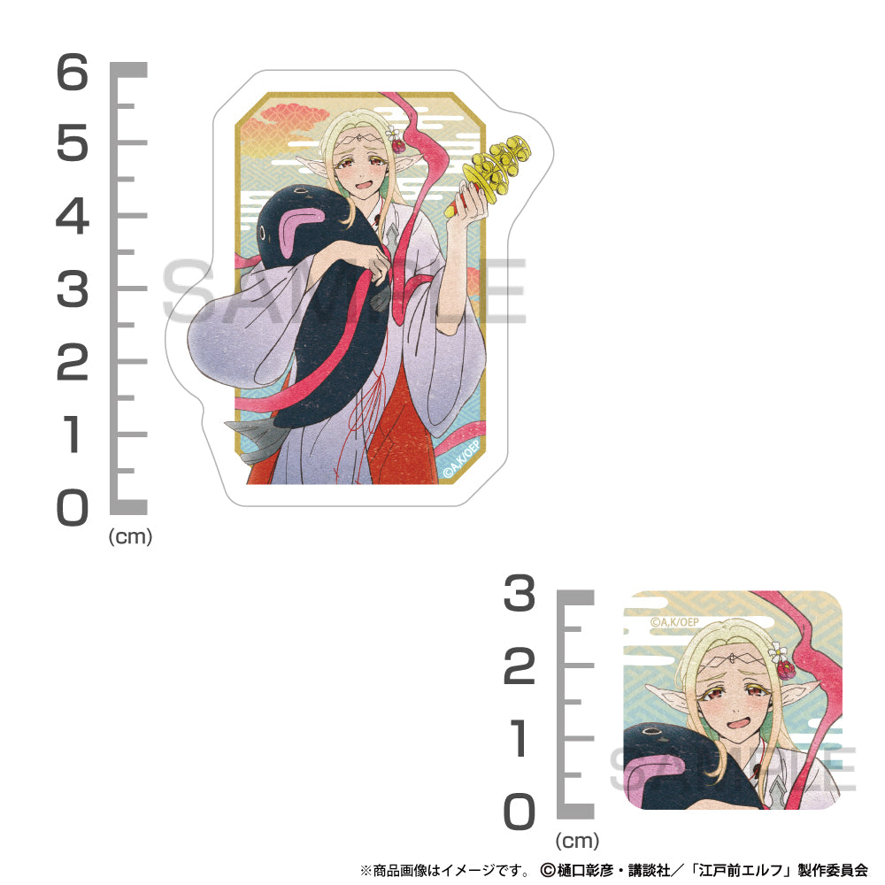 (Goods - Sicker) TV Anime Otaku Elf Exclusive Art Elda Mini Sticker Set Gosaishin Ver.