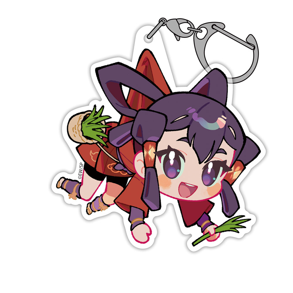 (Goods - Key Chain) TV Anime Sakuna: Of Rice and Ruin Sakuna-hime Acrylic Tsumamare Key Chain