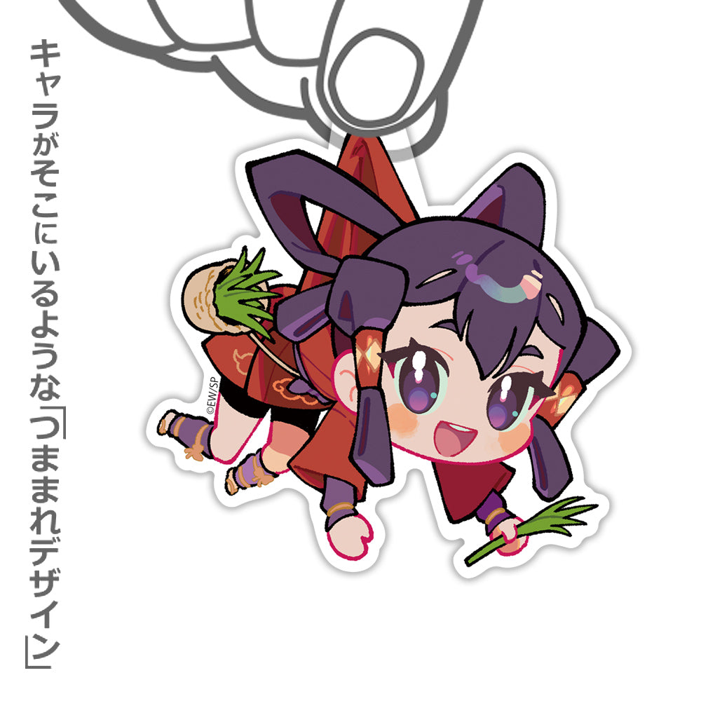 (Goods - Key Chain) TV Anime Sakuna: Of Rice and Ruin Sakuna-hime Acrylic Tsumamare Key Chain