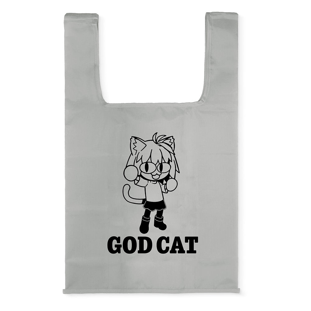 (Goods - Bag) TSUKIHIME - A piece of blue glass moon Neco-Arc Eco Bag - GRAY