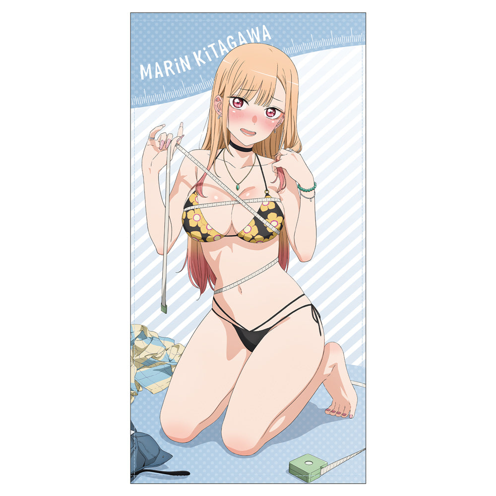 (Goods - Towel) TV Anime My Dress-Up Darling Exclusive Art Marin Kitagawa 120cm Big Towel Thrilling Measurements (Dokidoki no Saisun) Ver.