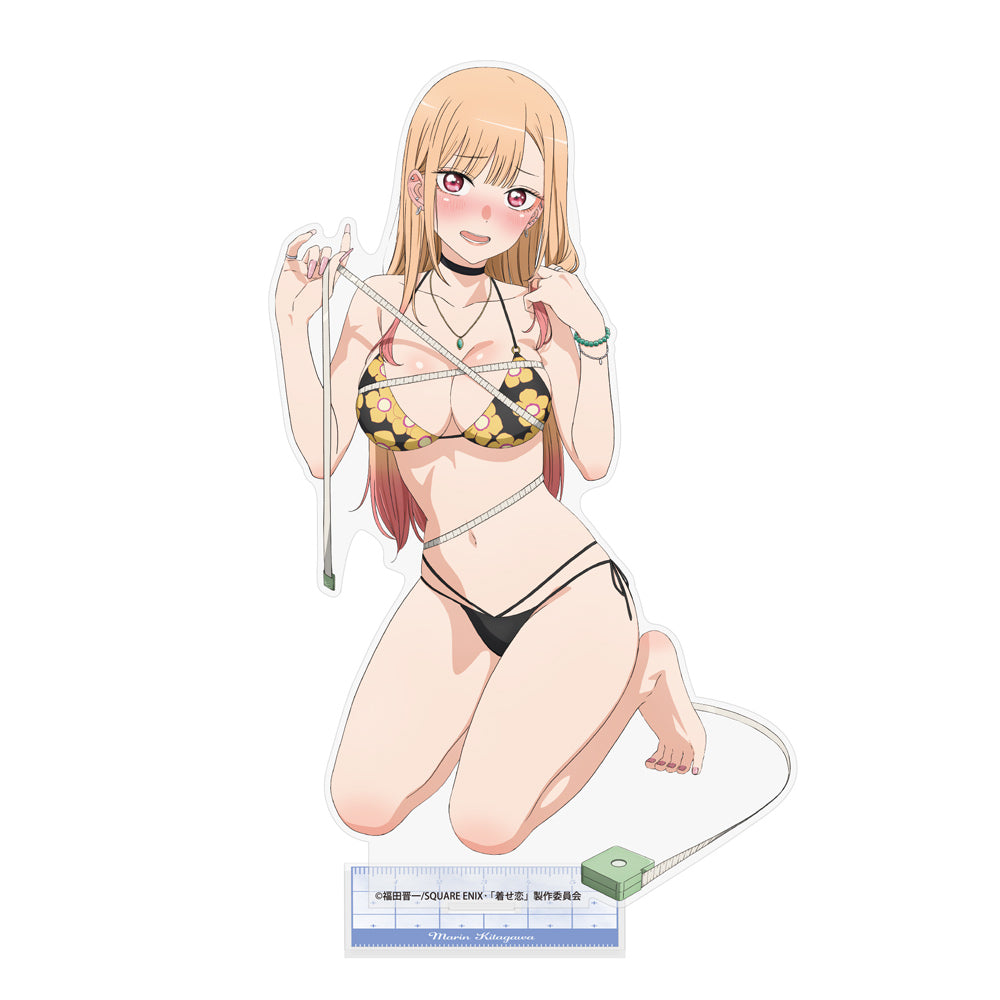 (Goods - Stand Pop) TV Anime My Dress-Up Darling Exclusive Art Marin Kitagawa Big Acrylic Stand Thrilling Measurements (Dokidoki no Saisun) Ver.