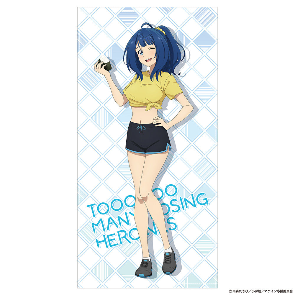 (Goods - Towel) Too Many Losing Heroines! Exclusive Art Anna Yanami 120cm Big Towel Running Wear Ver.