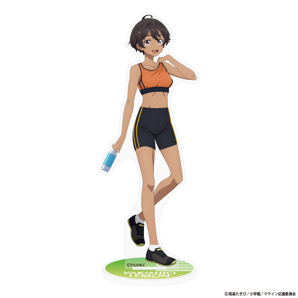 (Goods - Stand Pop) Too Many Losing Heroines! Exclusive Art Lemon Yakishio Acrylic Stand Running Wear Ver.