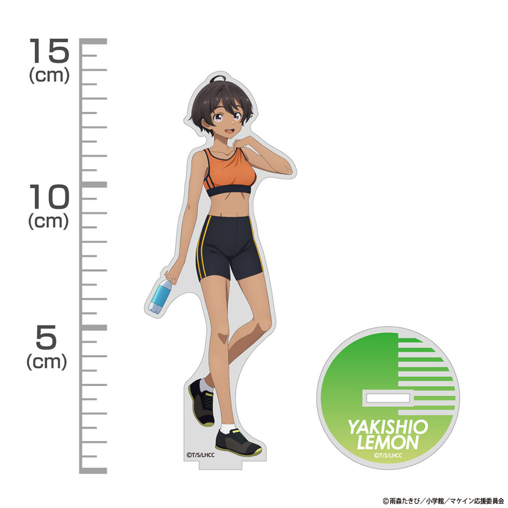 (Goods - Stand Pop) Too Many Losing Heroines! Exclusive Art Lemon Yakishio Acrylic Stand Running Wear Ver.