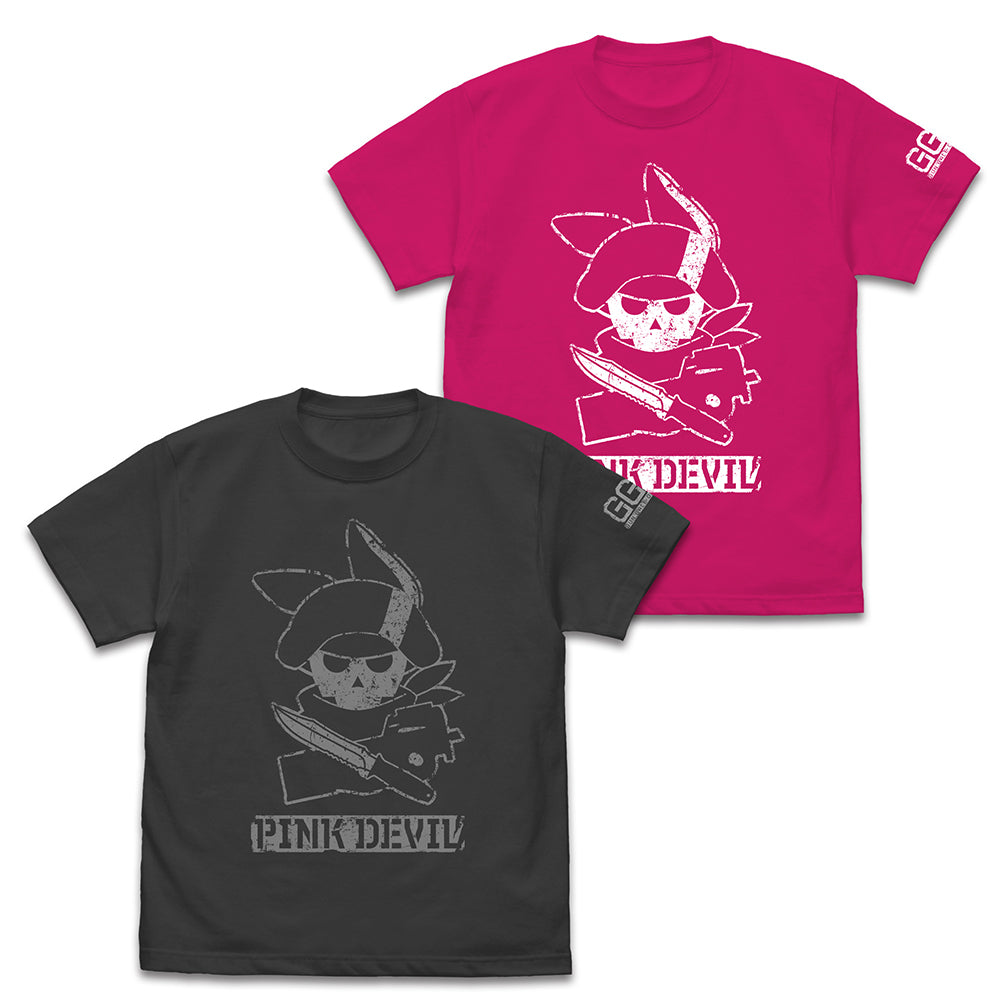 (Goods - Shirt) Sword Art Online Alternative: Gun Gale Online 2 Pink Devil T-Shirt Ver. 2.0 - CHARCOAL