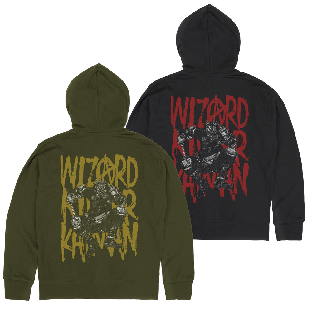 (Goods - Outerwear) Dorohedoro (Manga Ver.) Wizard Killer Kaiman Zip-Up Hoodie Ver.2.0 - BLACK M Size