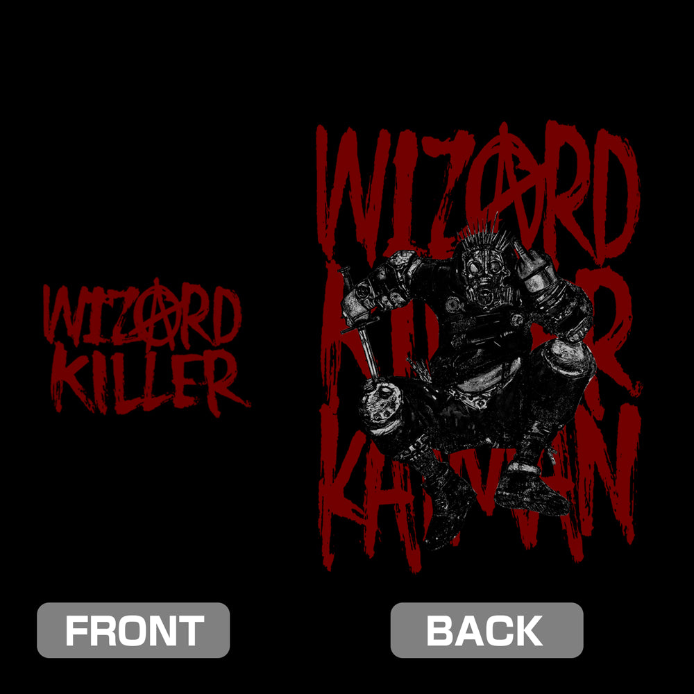 (Goods - Outerwear) Dorohedoro (Manga Ver.) Wizard Killer Kaiman Zip-Up Hoodie Ver.2.0 - BLACK