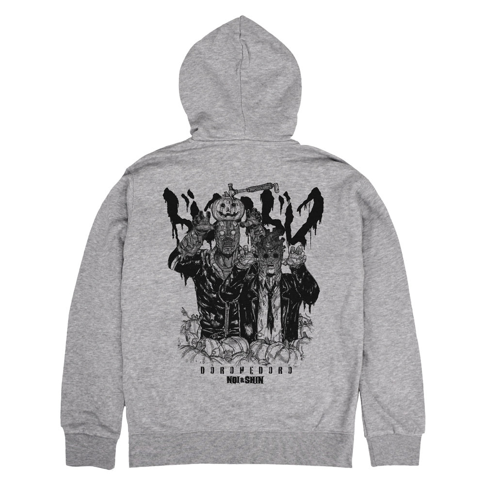 (Goods - Outerwear) Dorohedoro (Manga Ver.) Shin & Noi Zip-Up Hoodie Ver.2.0 - MIX GRAY