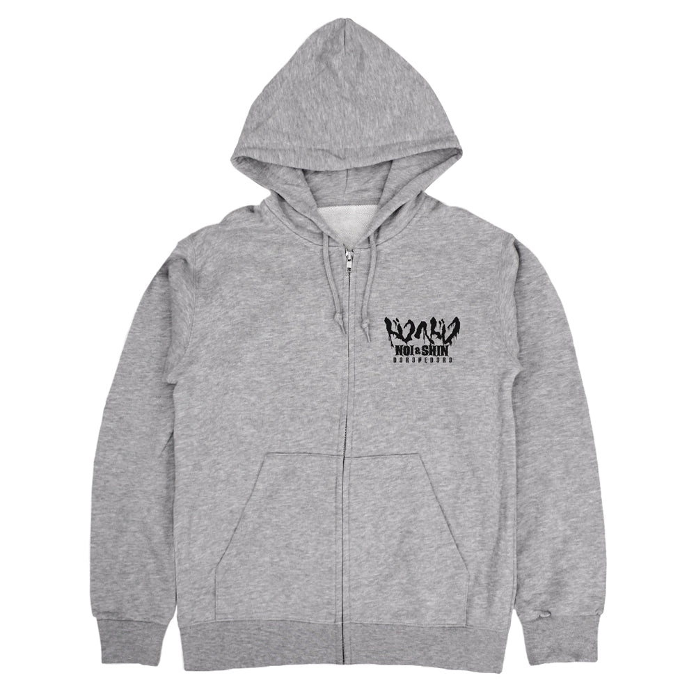 (Goods - Outerwear) Dorohedoro (Manga Ver.) Shin & Noi Zip-Up Hoodie Ver.2.0 - MIX GRAY