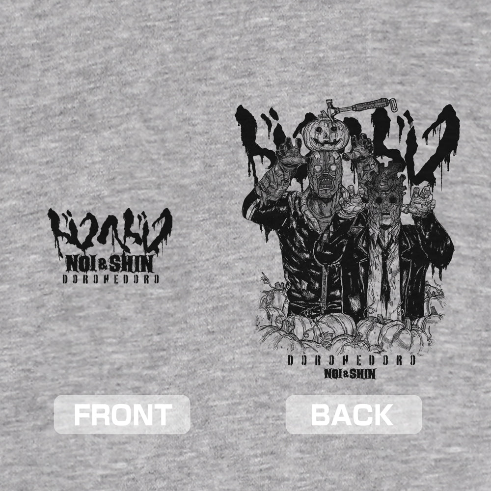 (Goods - Outerwear) Dorohedoro (Manga Ver.) Shin & Noi Zip-Up Hoodie Ver.2.0 - MIX GRAY