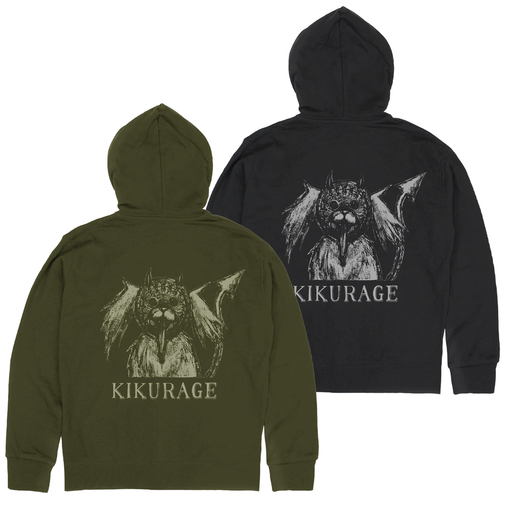 (Goods - Outerwear) Dorohedoro (Manga Ver.) Kikurage Zip-Up Hoodie - BLACK M Size