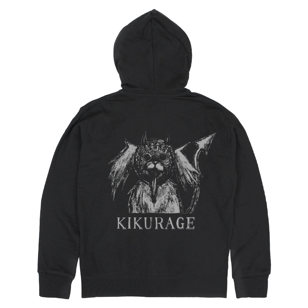 (Goods - Outerwear) Dorohedoro (Manga Ver.) Kikurage Zip-Up Hoodie - BLACK