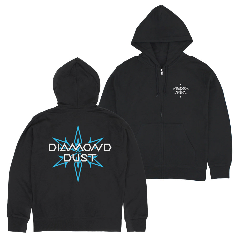 (Goods - Outerwear) Girls Band Cry Diamond Dust Zip-Up Hoodie - BLACK M Size