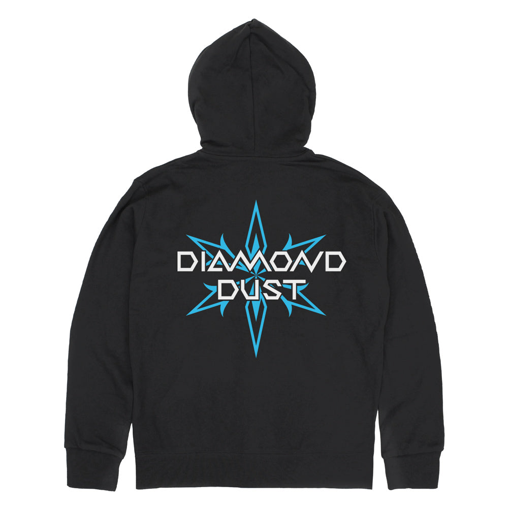 (Goods - Outerwear) Girls Band Cry Diamond Dust Zip-Up Hoodie - BLACK