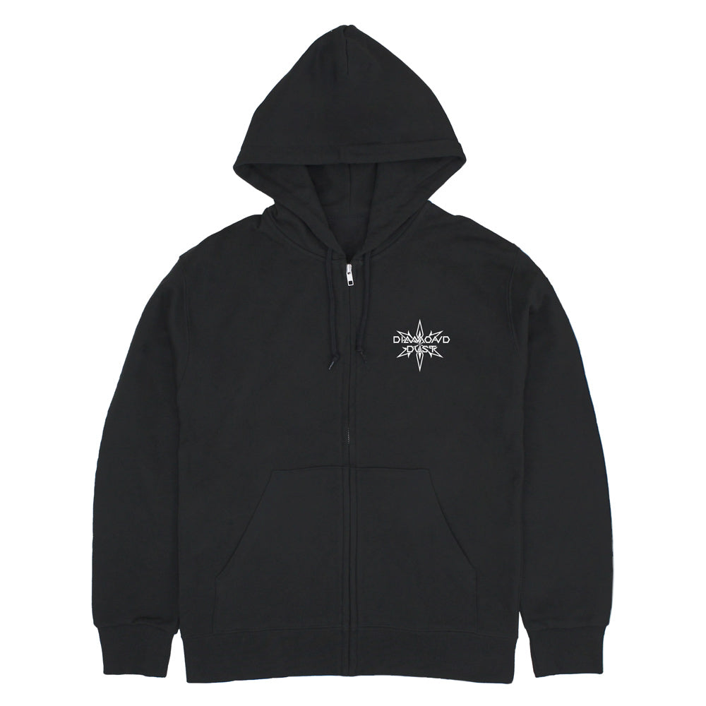 (Goods - Outerwear) Girls Band Cry Diamond Dust Zip-Up Hoodie - BLACK