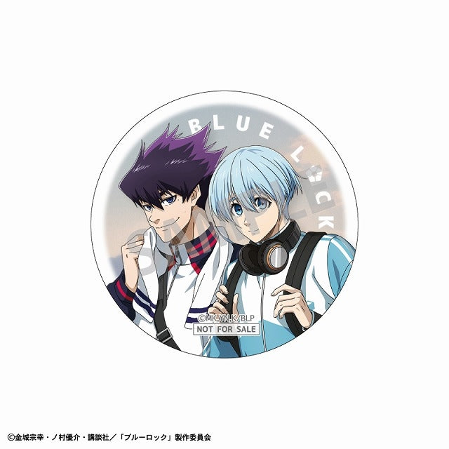 (1BOX=8)(Goods - Badge) Blue Lock Trading Holographic Button Badge/Nostalgia {animate Bonus: Badge}