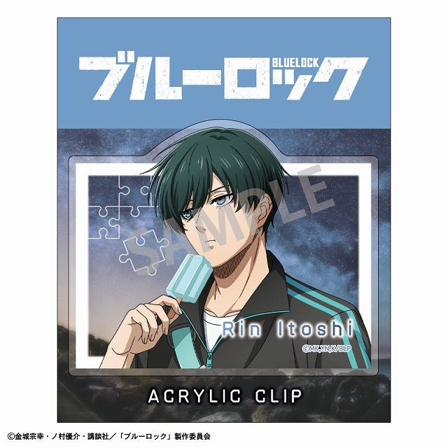 (Goods - Clip) Blue Lock Acrylic Clip Rin Itoshi/Nostalgia