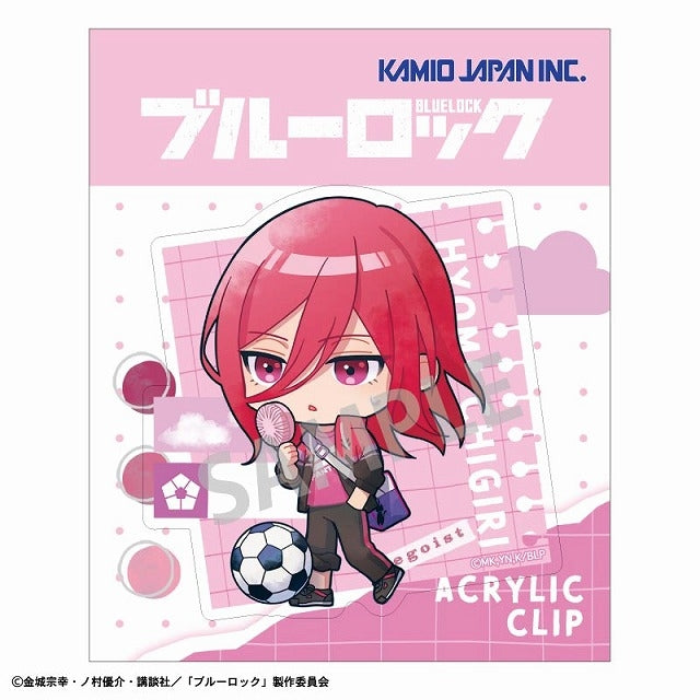 (Goods - Clip) Blue Lock Acrylic Clip Hyoma Chigiri/Nostalgia Exclusive Art