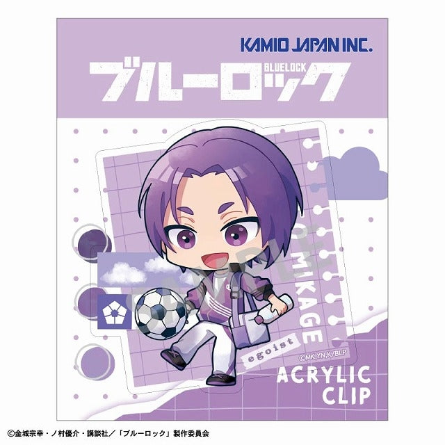 (Goods - Clip) Blue Lock Acrylic Clip Reo Mikage/Nostalgia Exclusive Art