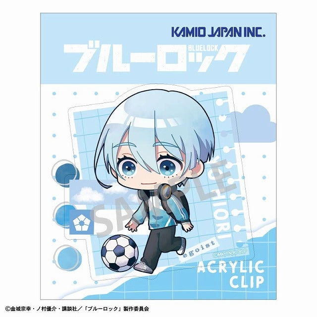 (Goods - Clip) Blue Lock Acrylic Clip Yo Hiori/Nostalgia Exclusive Art