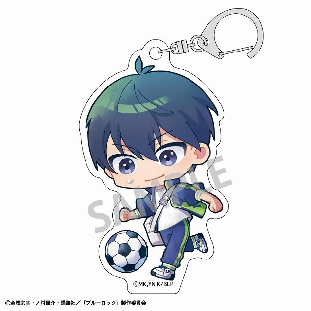 (Goods - Key Chain) Blue Lock Acrylic Key Chain Yoichi Isagi/Nostalgia Exclusive Art