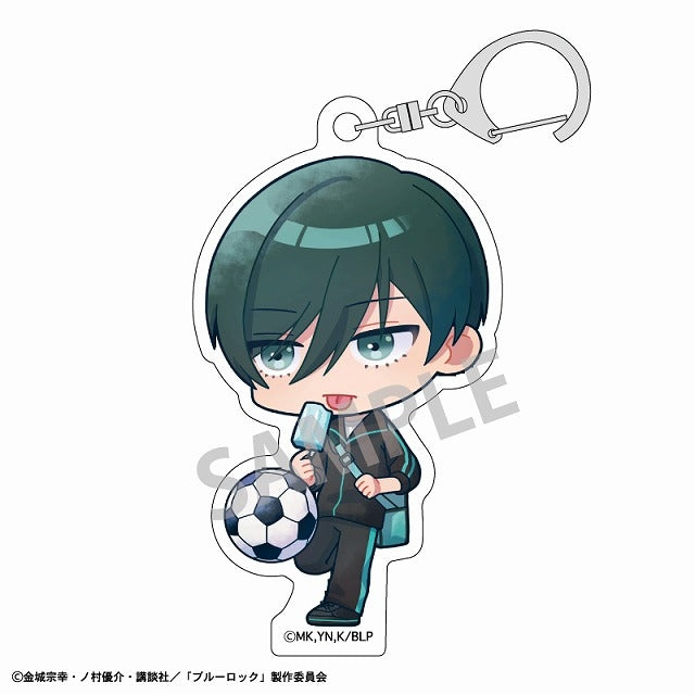 (Goods - Key Chain) Blue Lock Acrylic Key Chain Rin Itoshi/Nostalgia Exclusive Art