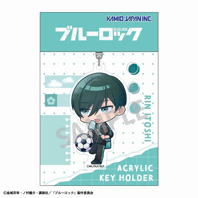 (Goods - Key Chain) Blue Lock Acrylic Key Chain Rin Itoshi/Nostalgia Exclusive Art