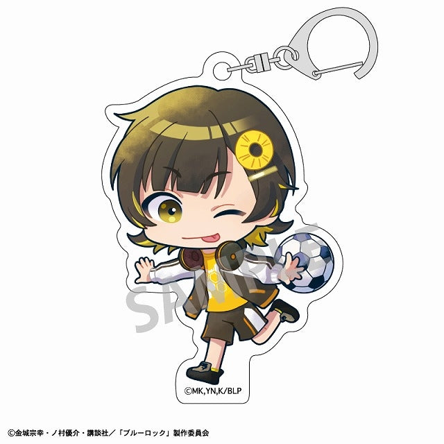 (Goods - Key Chain) Blue Lock Acrylic Key Chain Meguru Bachira/Nostalgia Exclusive Art