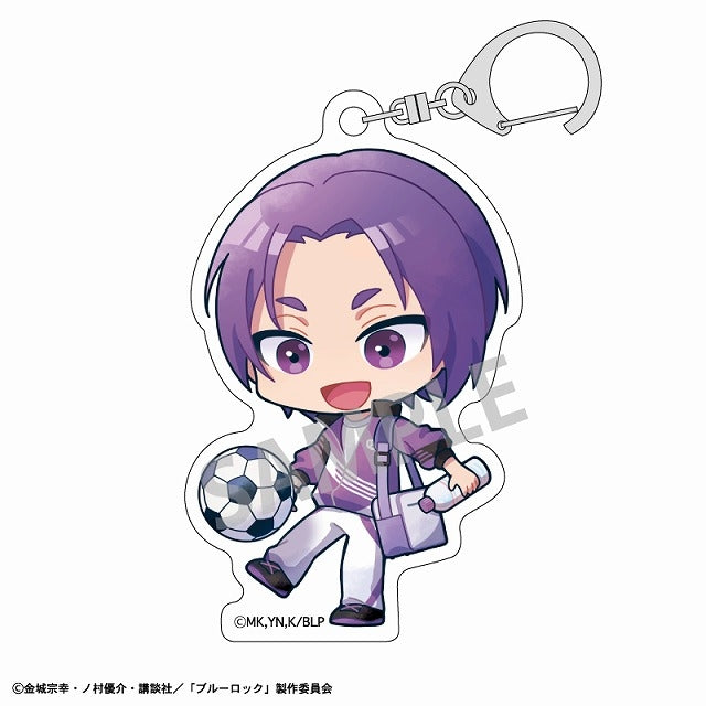 (Goods - Key Chain) Blue Lock Acrylic Key Chain Reo Mikage/Nostalgia Exclusive Art