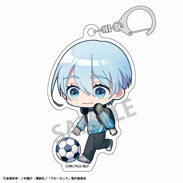 (Goods - Key Chain) Blue Lock Acrylic Key Chain Yo Hiori/Nostalgia Exclusive Art