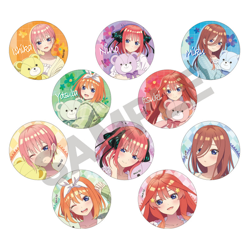 (1BOX=10)(Goods - Badge) The Quintessential Quintuplets∬ Trading Button Badge